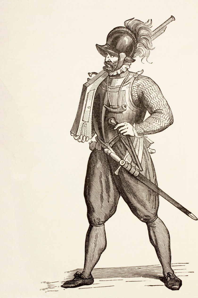Arquebusier of the 16th Century, c.1880 by English School