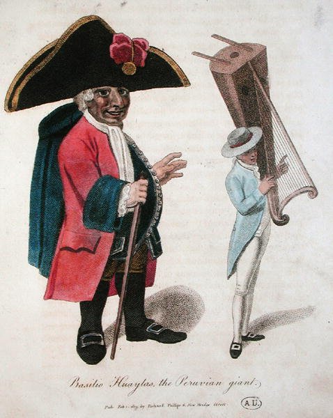 Basilio Huaylas, the Peruvian Giant by English School