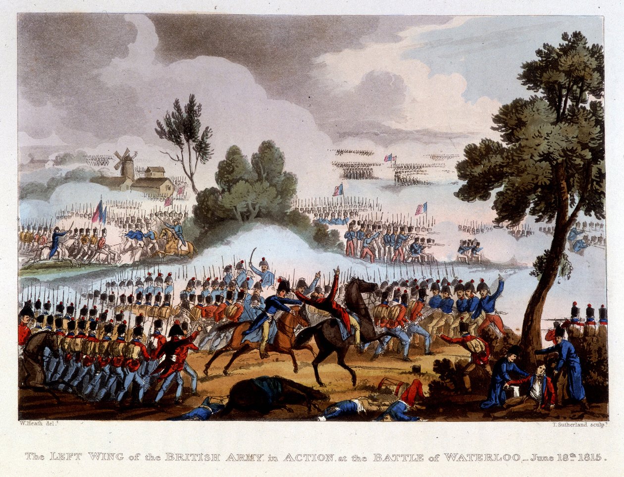 Battle of Waterloo, June 18 by English School