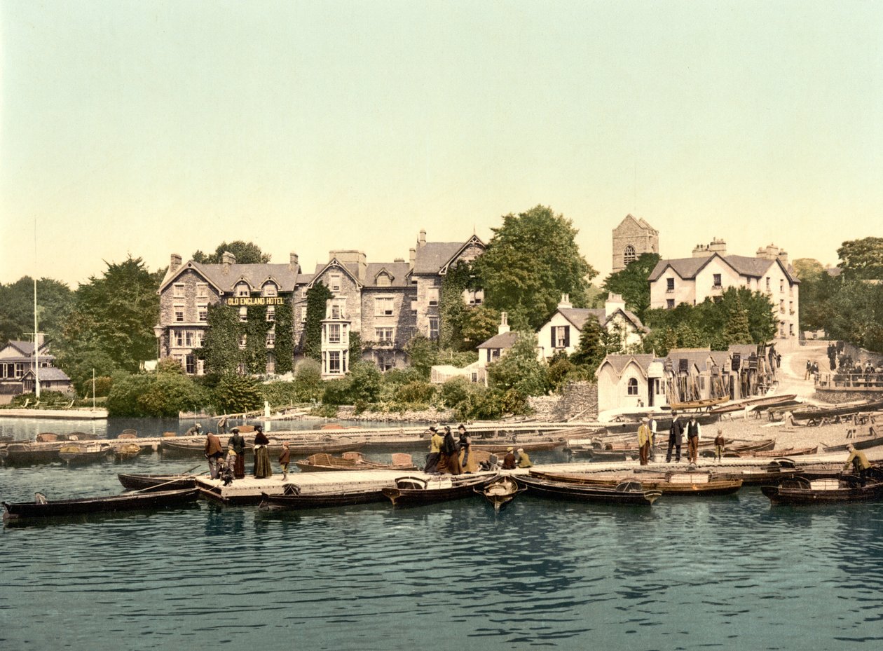 Boat Landing, Bowness by English School