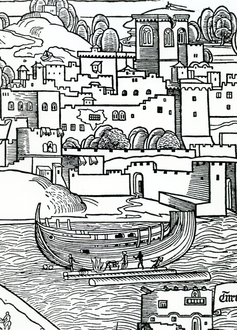 Breaming a ship by English School
