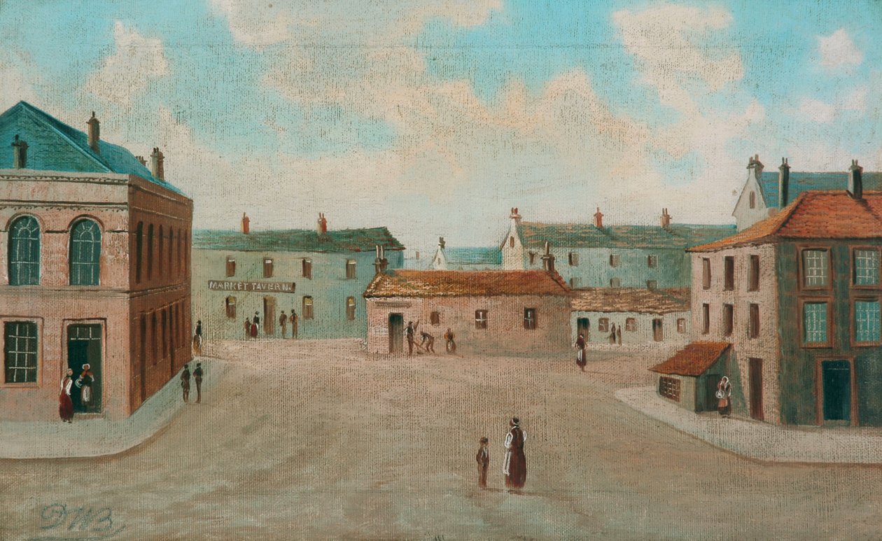 Butter Market and Market Tavern by English School