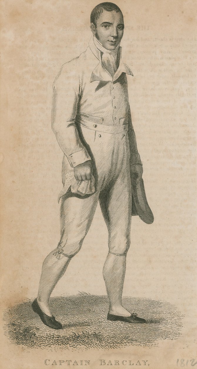 Captain Barclay (Robert Barclay Allardice) by English School