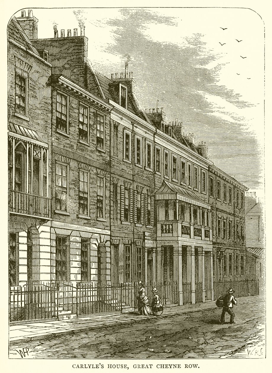 Carlyles House, Great Cheyne Row by English School