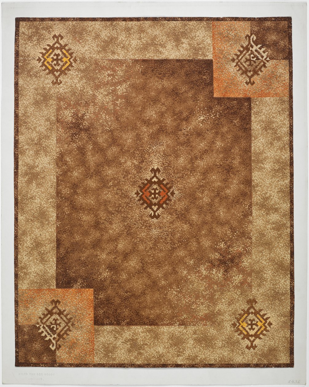 Carpet design by English School