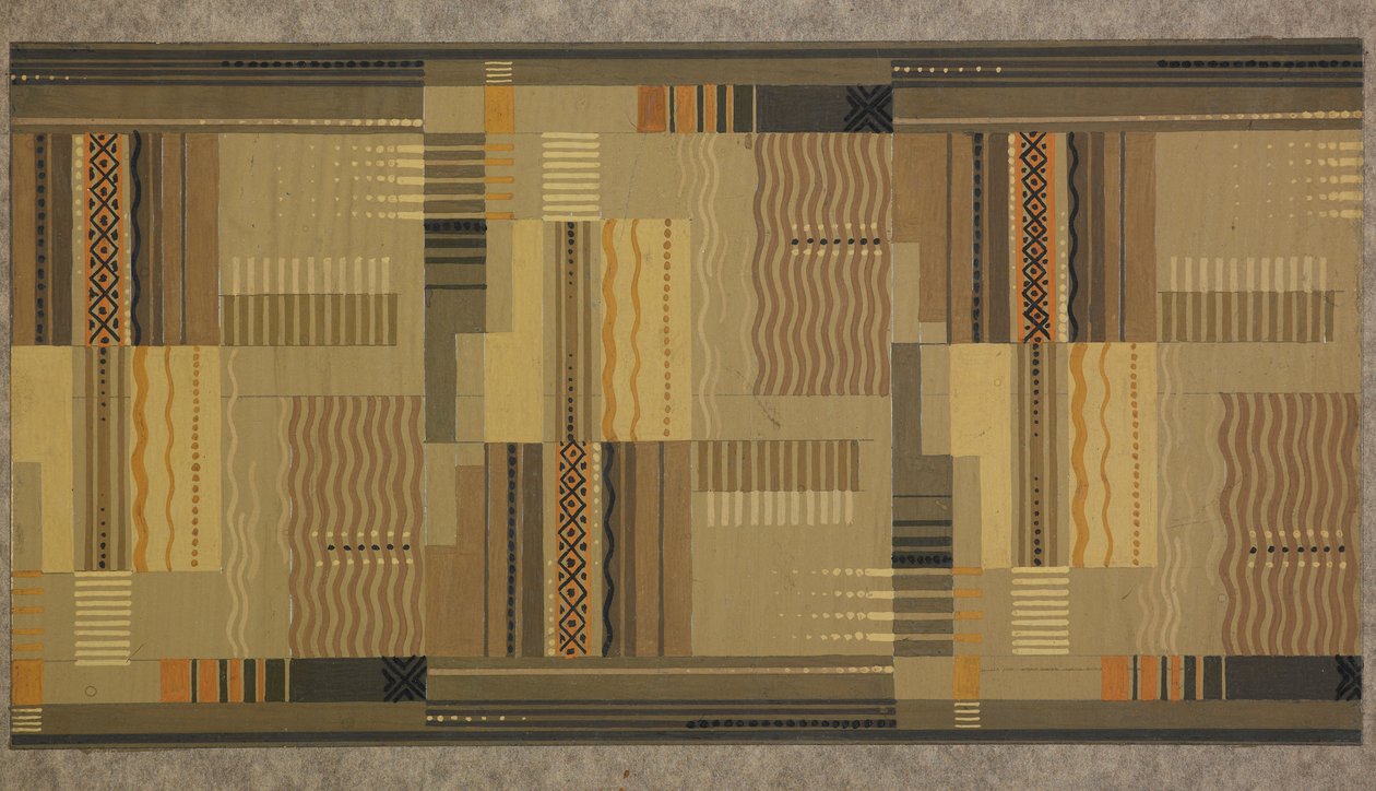 Carpet design by English School