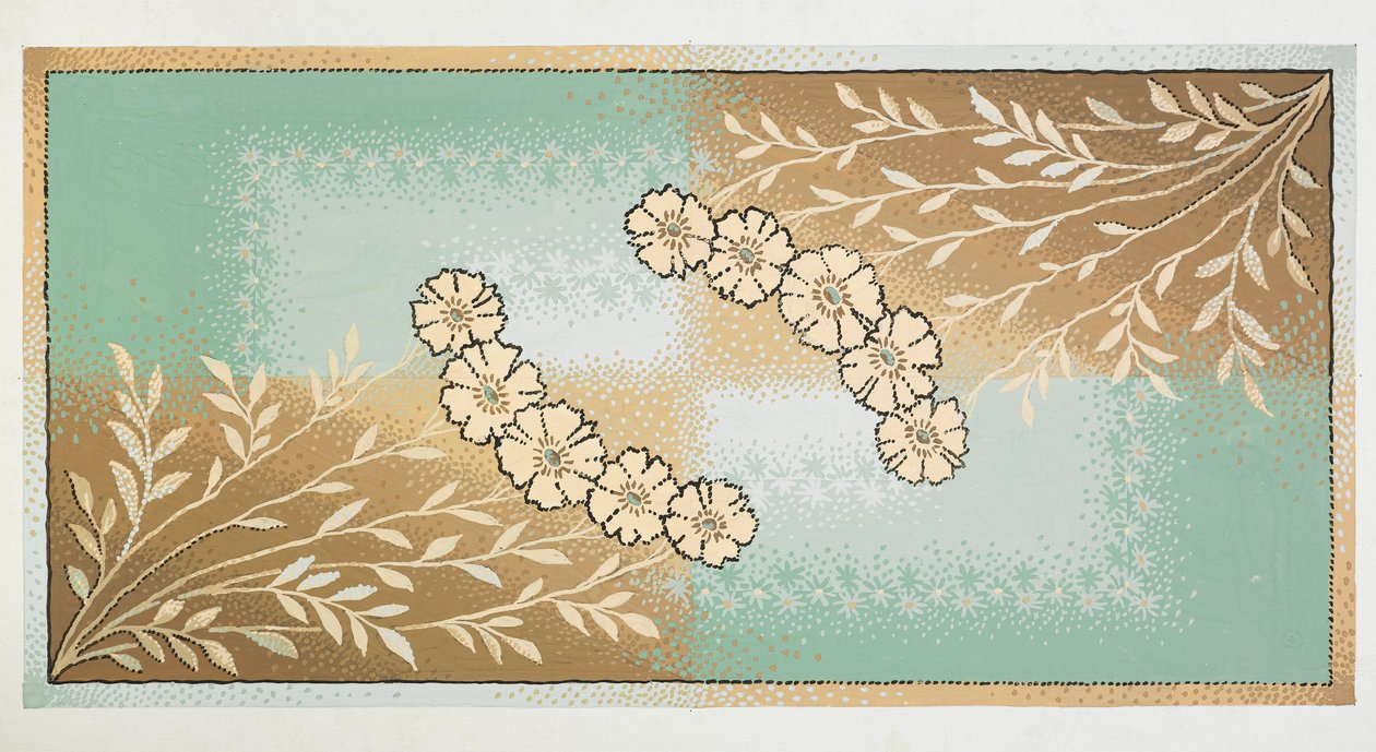 Carpet design by English School