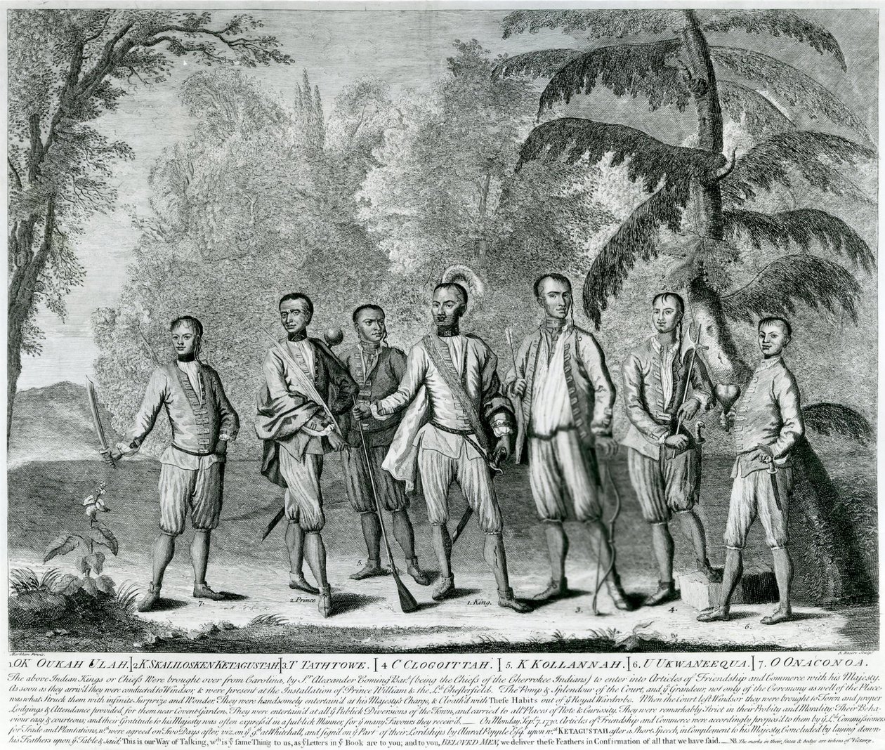Cherokee Chiefs from Carolina by English School