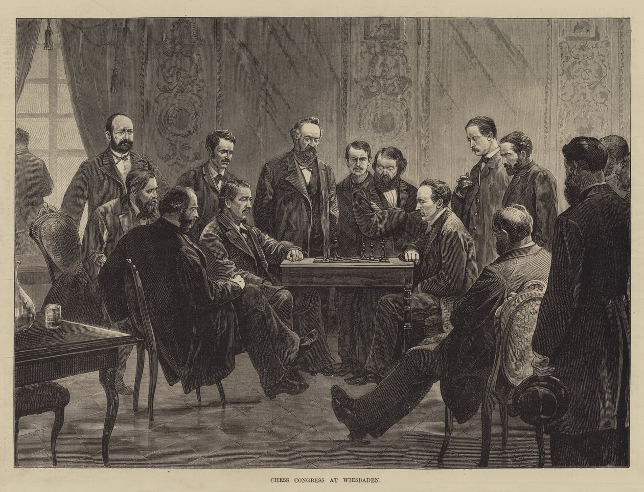 Chess Congress at Wiesbaden by English School