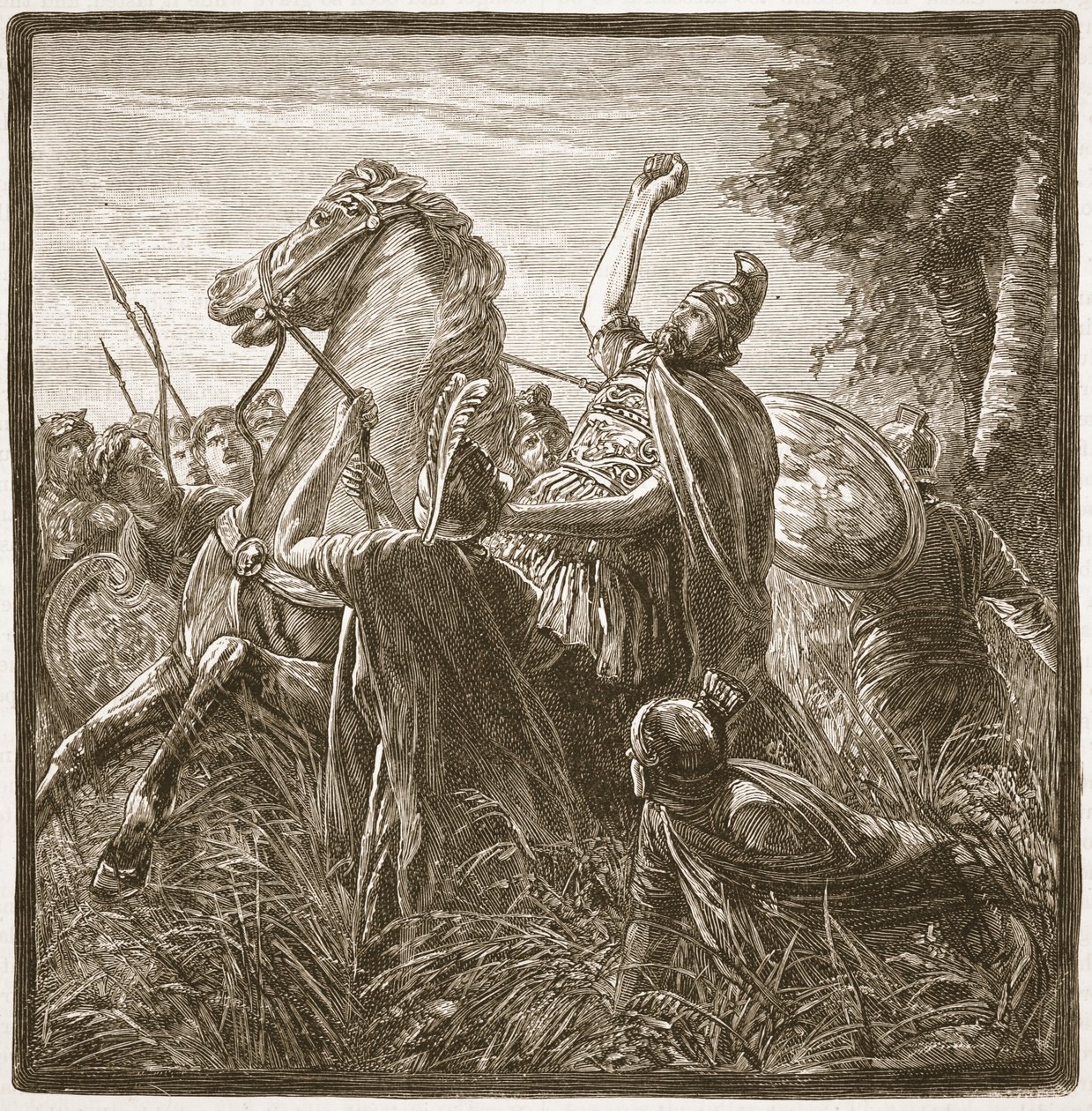 Death of Crassus by English School