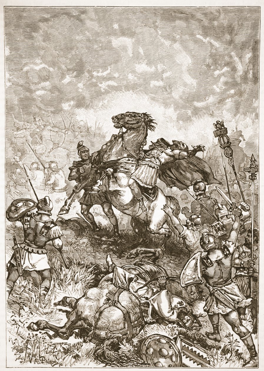 Death of Julian the Apostate by English School