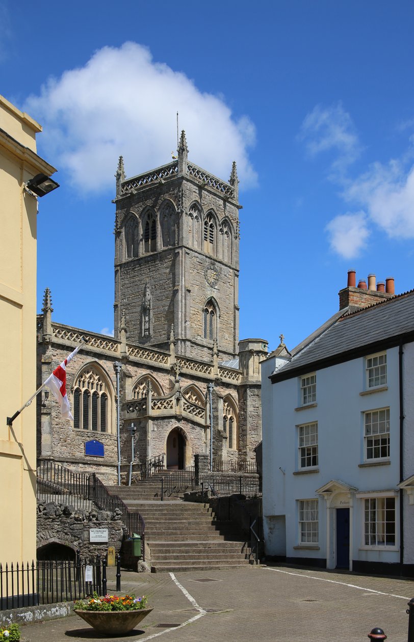 View of Axbridge Church by English School