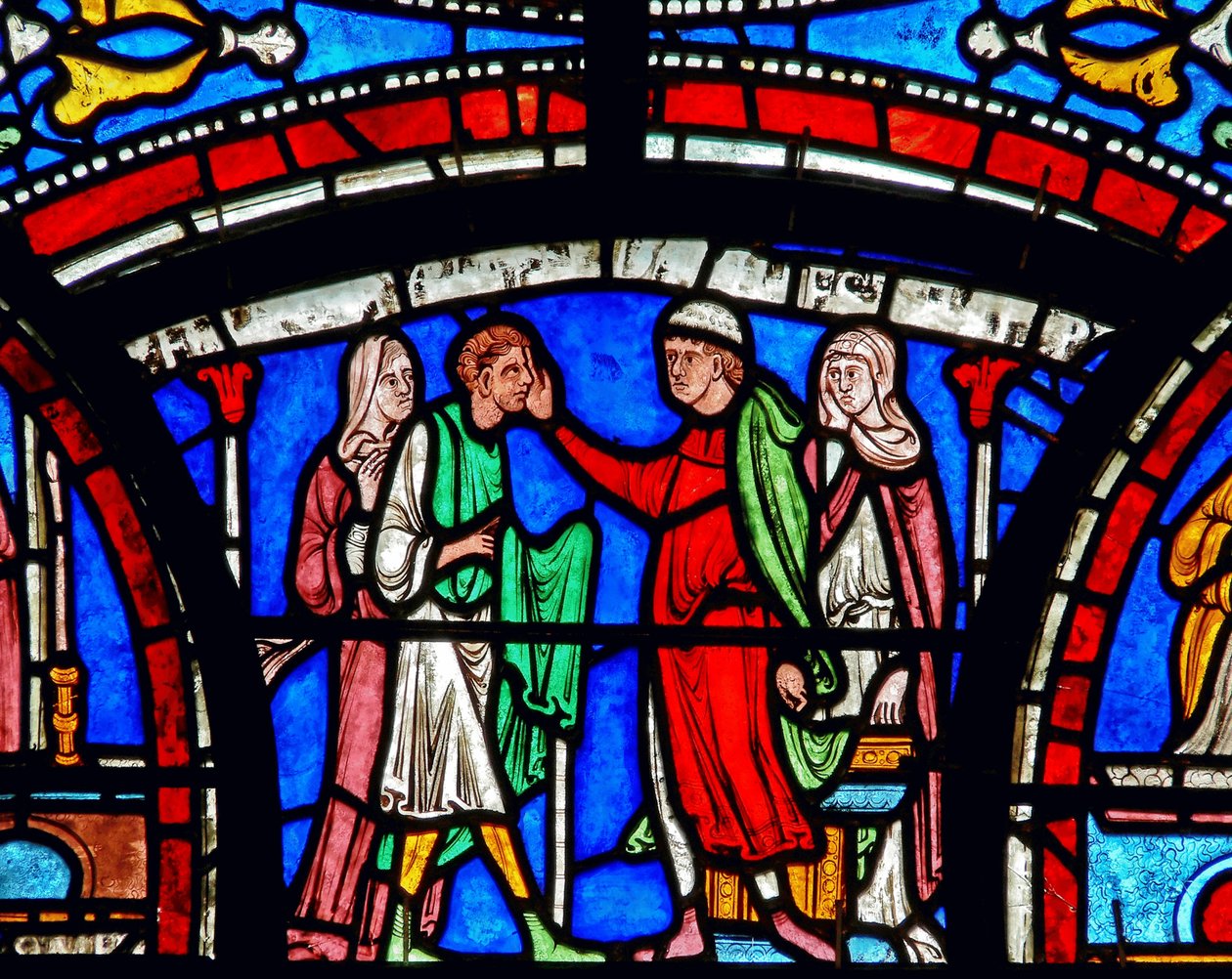 Detail from the Miracle Window by English School