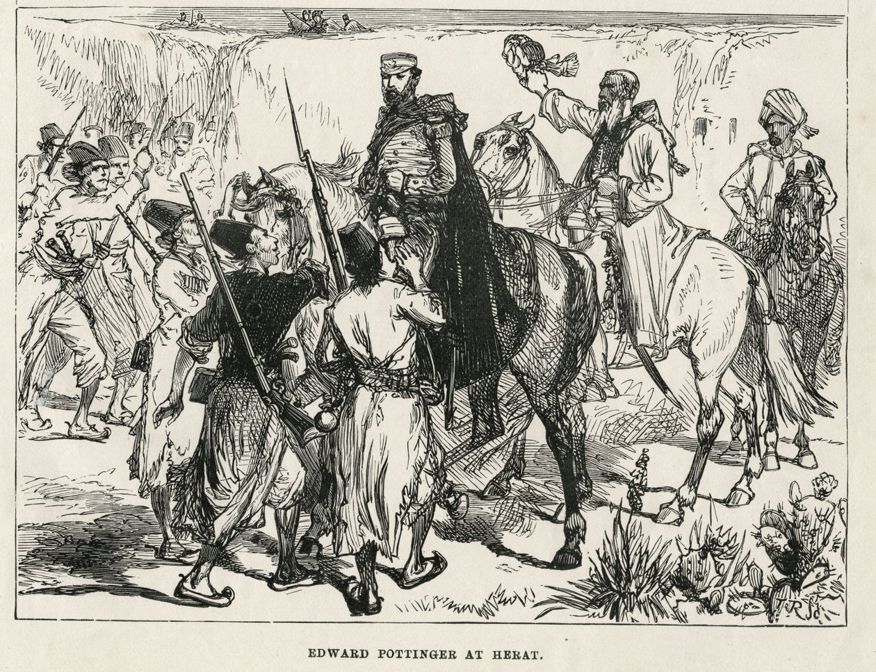 Eldred Pottinger at Herat by English School