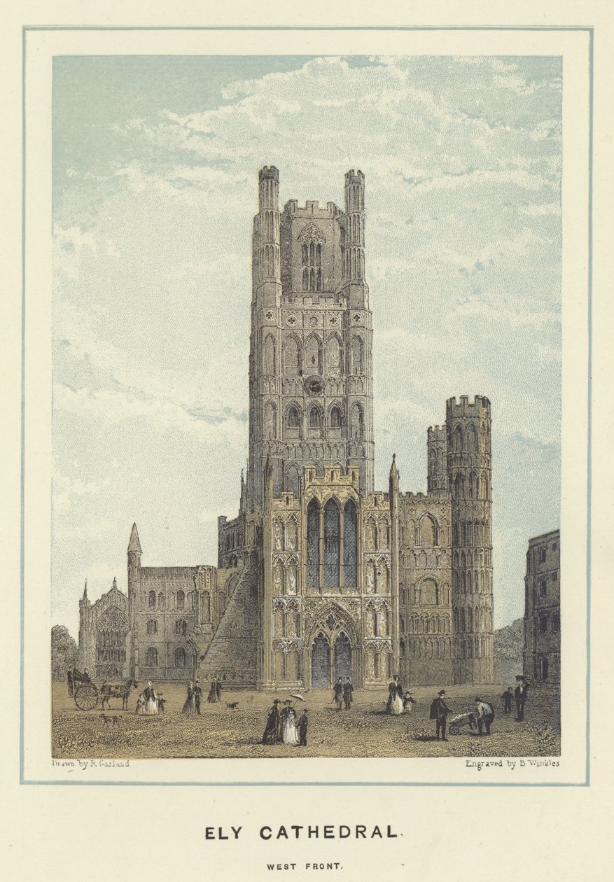 Ely Cathedral, West Front by English School