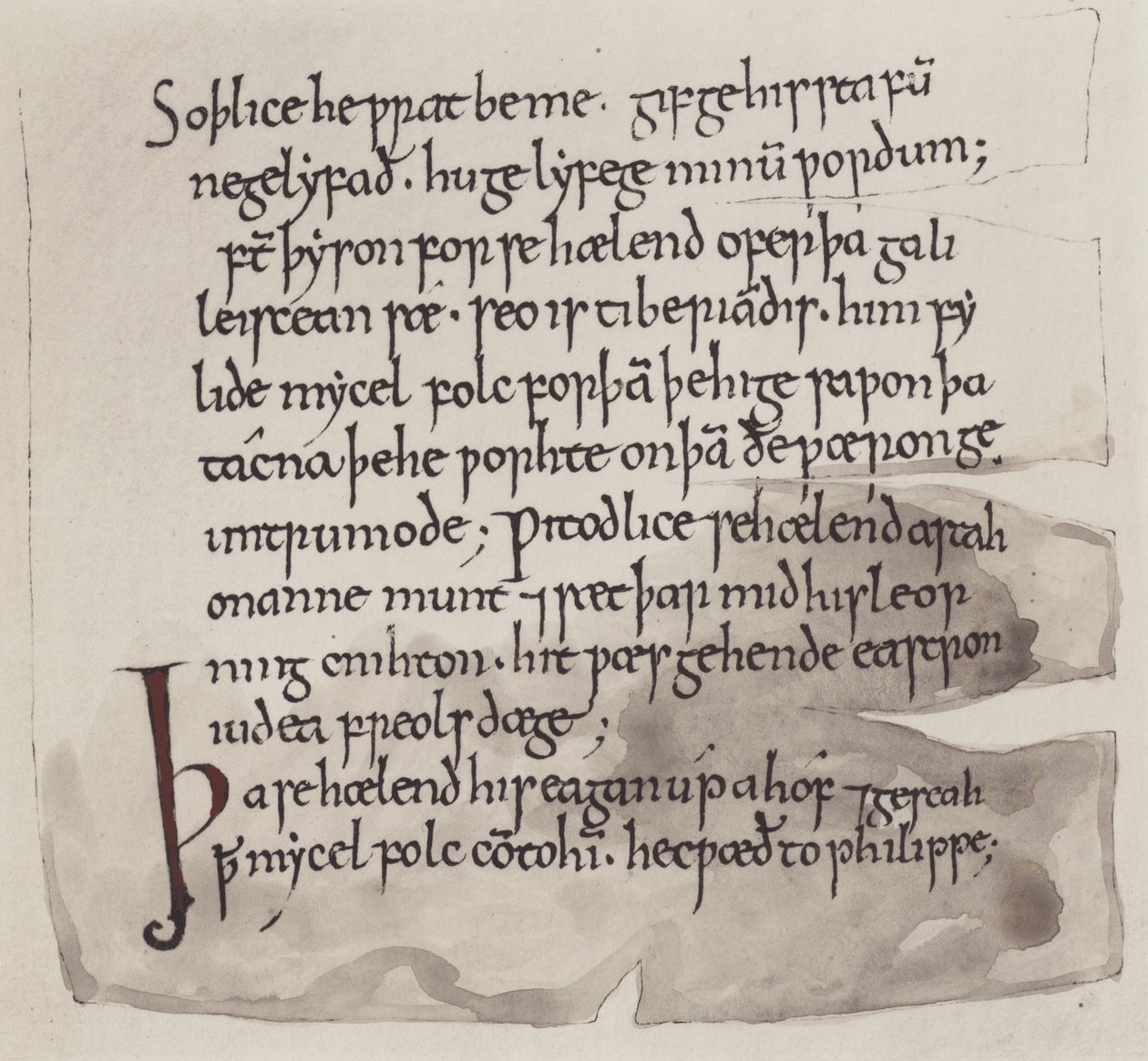 English, Anglo-Saxon by English School