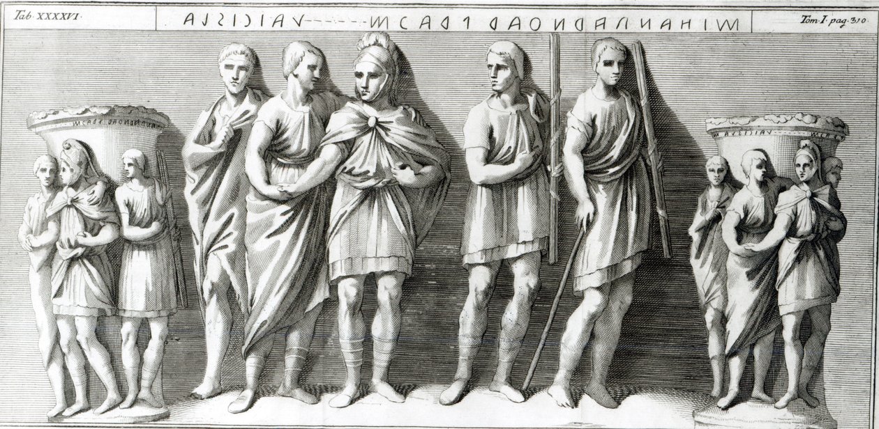 Etruscan Sarcophagus by English School