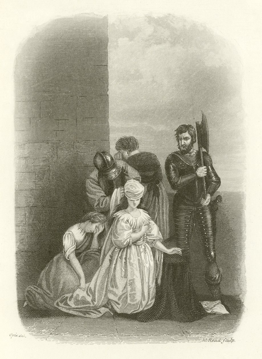 Execution of Mary Queen of Scots by English School