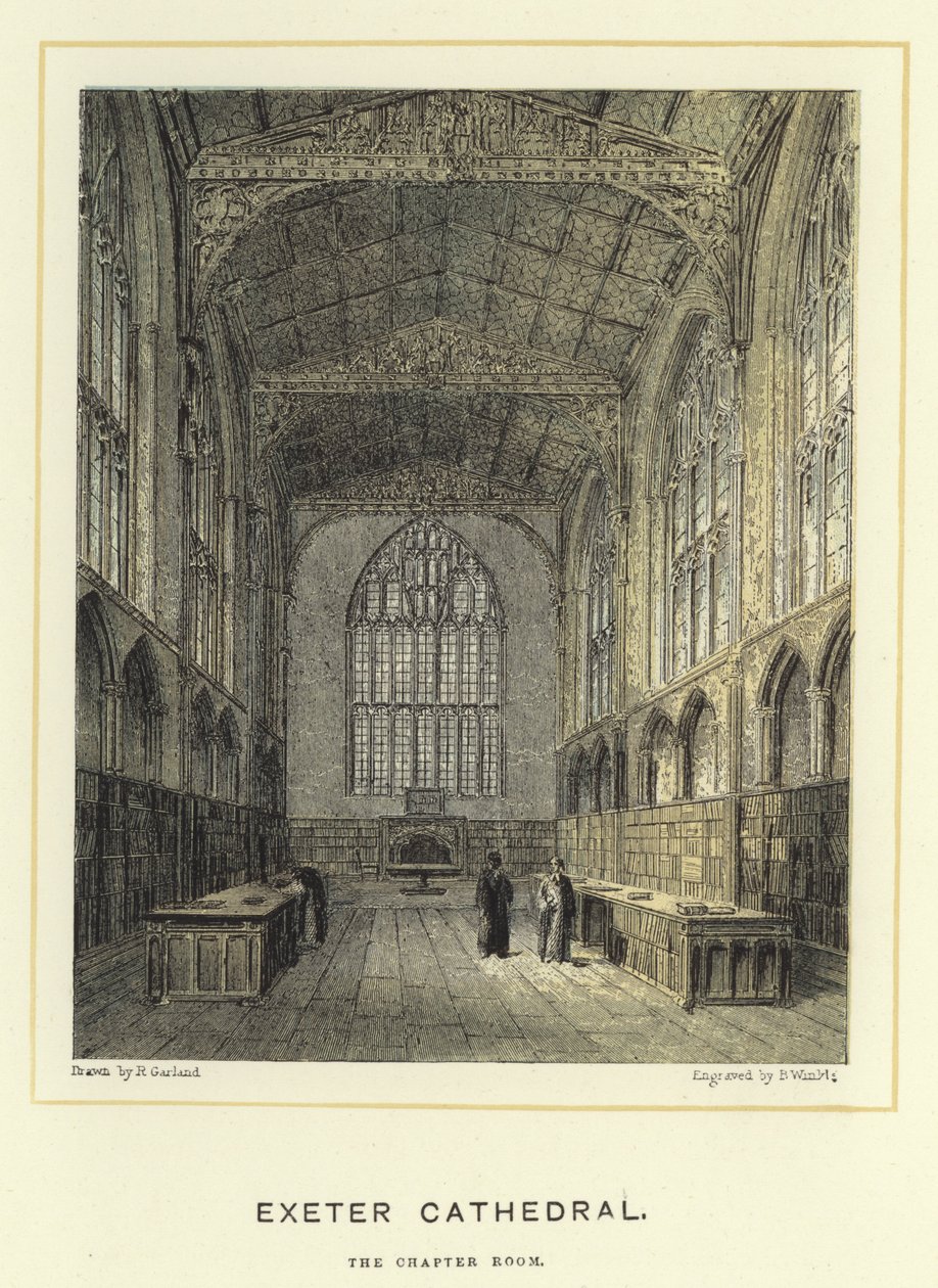 Exeter Cathedral, The Chapter Room by English School