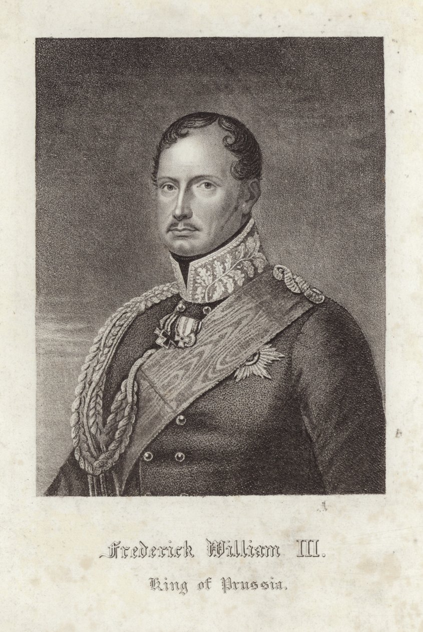 Frederick William III by English School