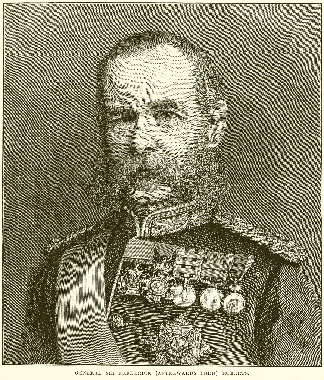 General Sir Frederick (Afterwards Lord) Roberts by English School