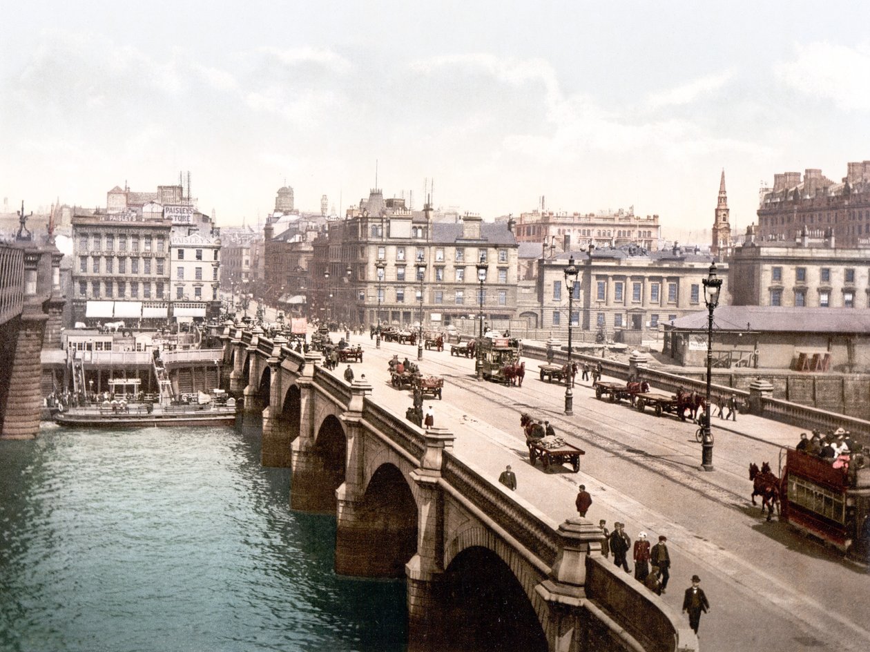 Glasgow Bridge by English School