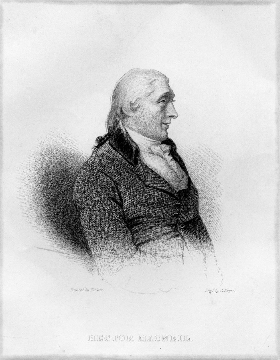 Hector Macneill, Engraved by John Rogers by English School