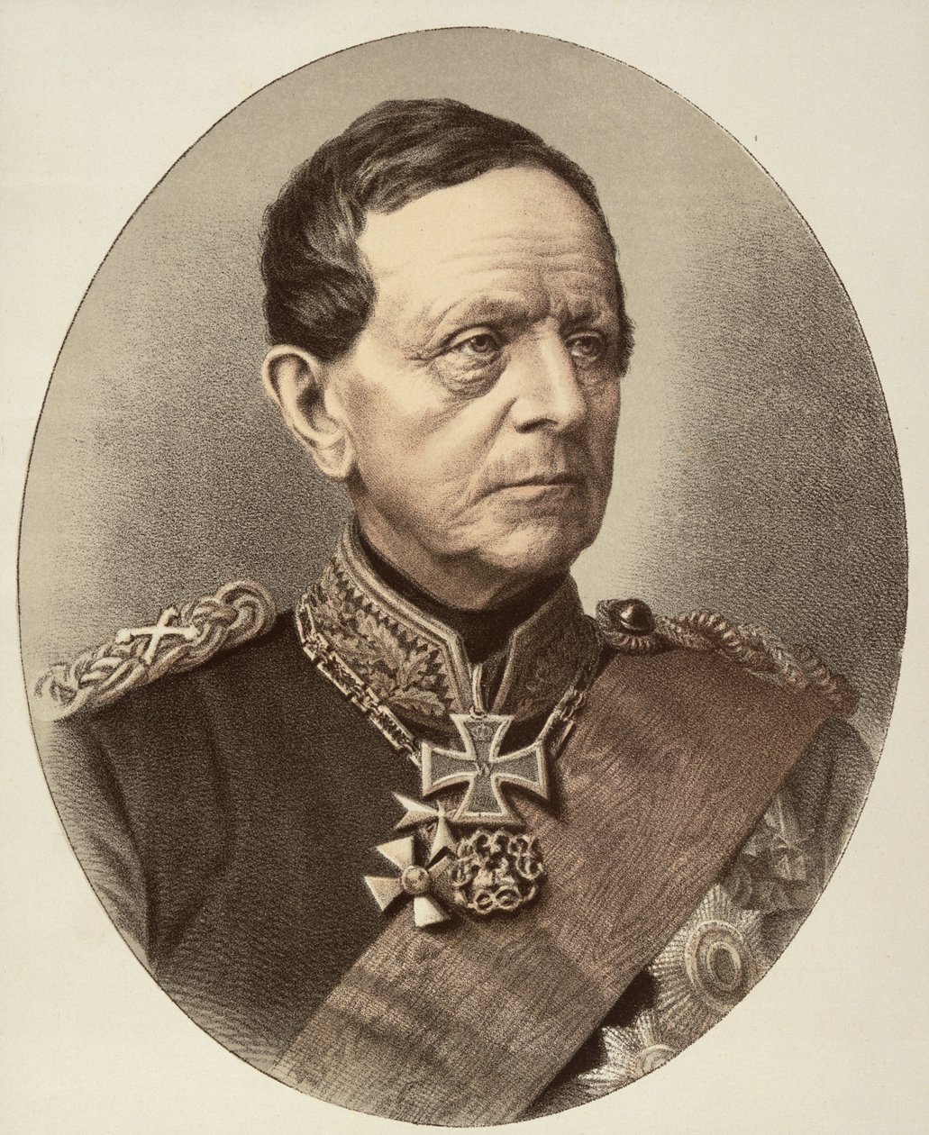 Helmuth Karl Bernhard von Moltke (1800-91) by English School