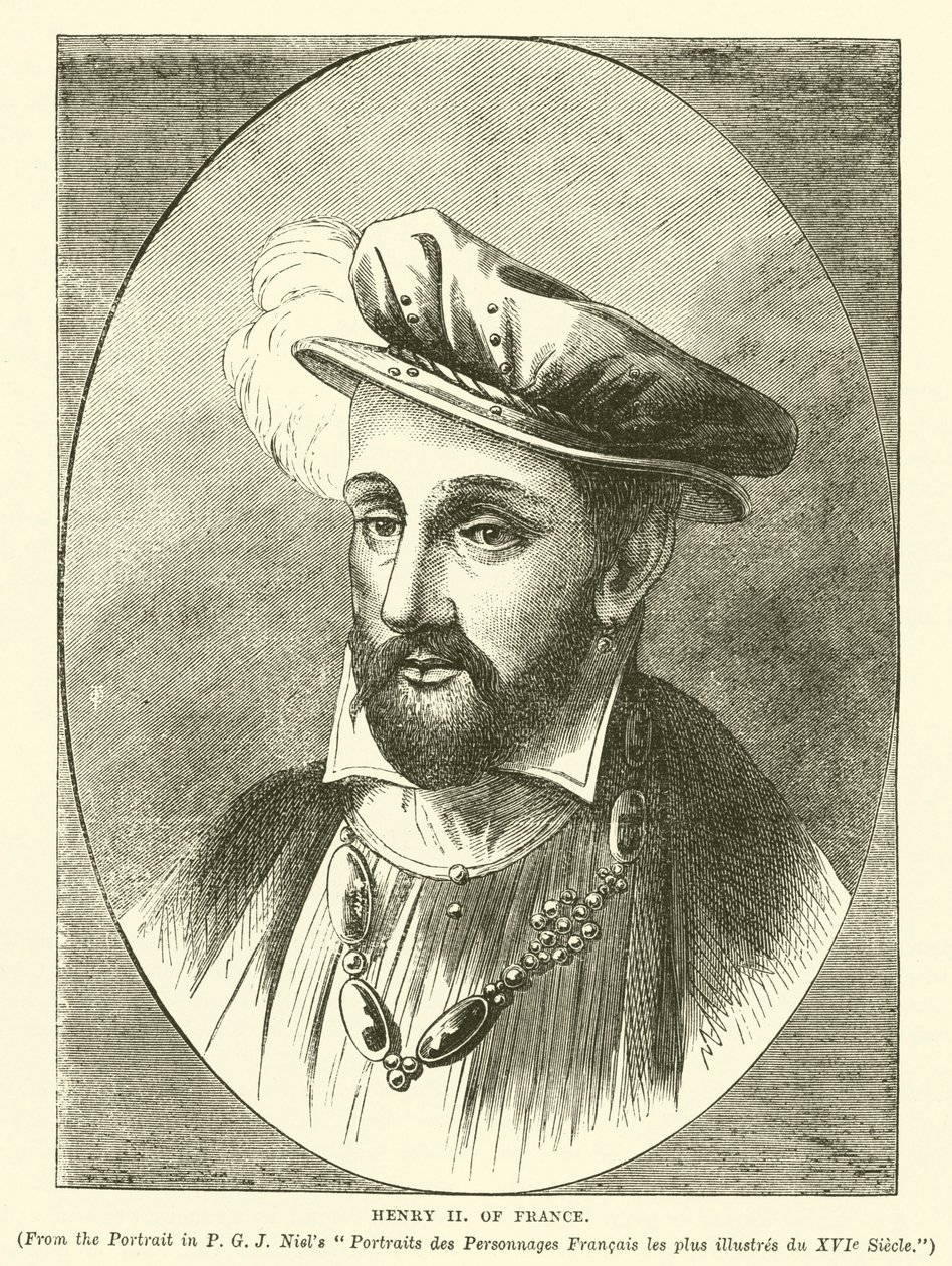 Henry II of France by English School