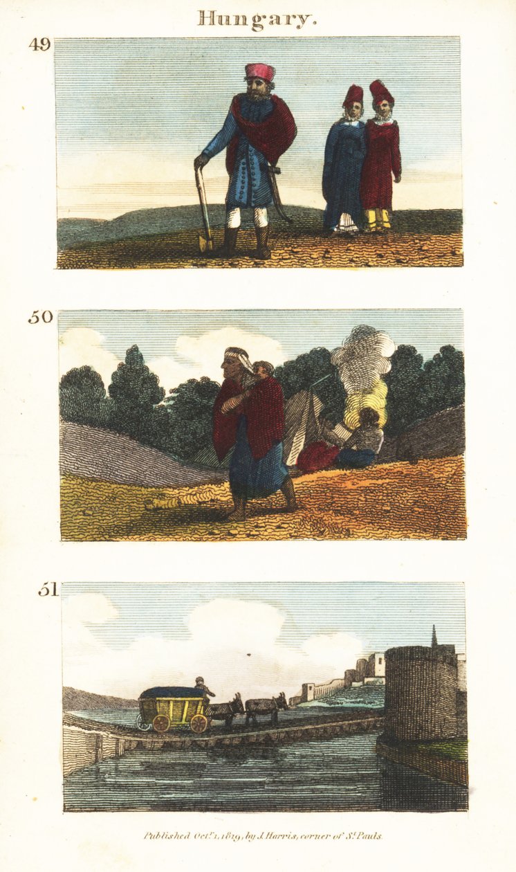 Historical Views of Hungary by English School