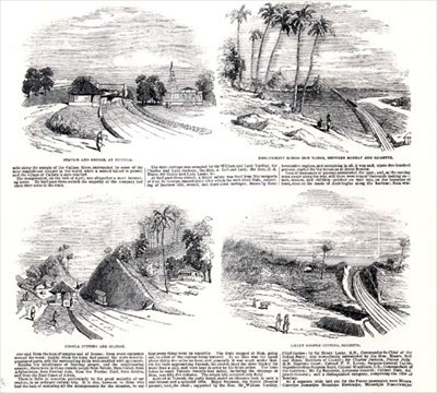 Indian Stations and Cuttings by English School