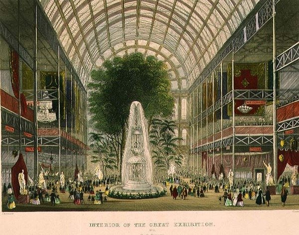 Interior of the Great Exhibition by English School