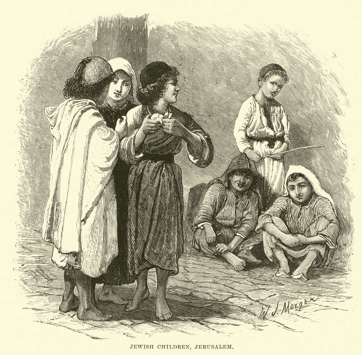 Jewish Children, Jerusalem by English School