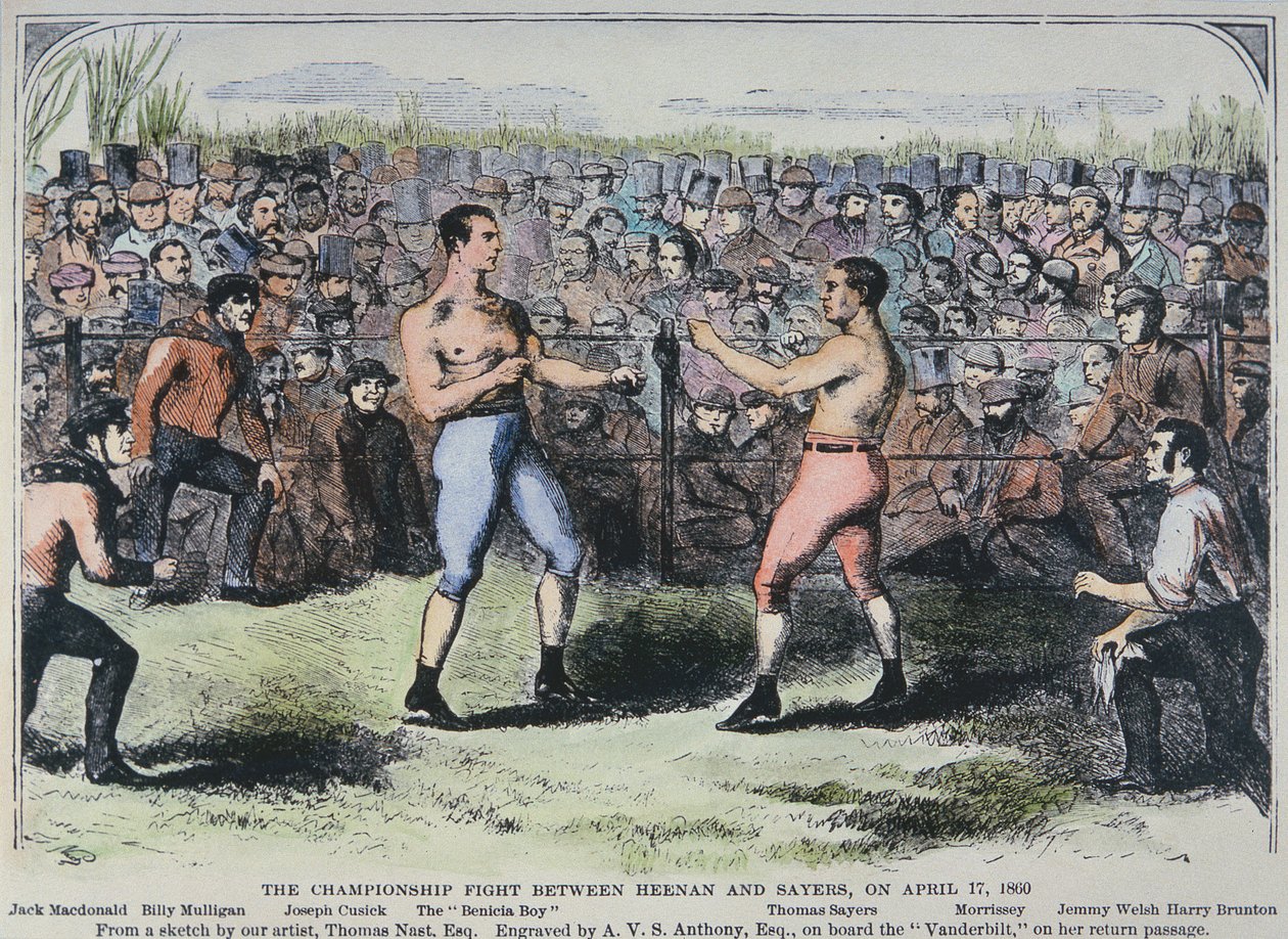 John Heenan v. Tom Sayers by English School