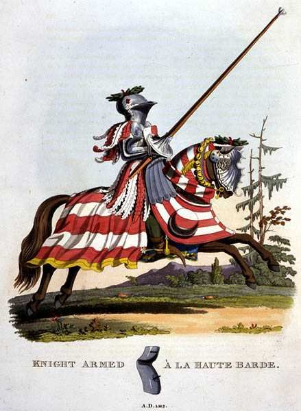 Knight Armed a la Haute Barde by English School