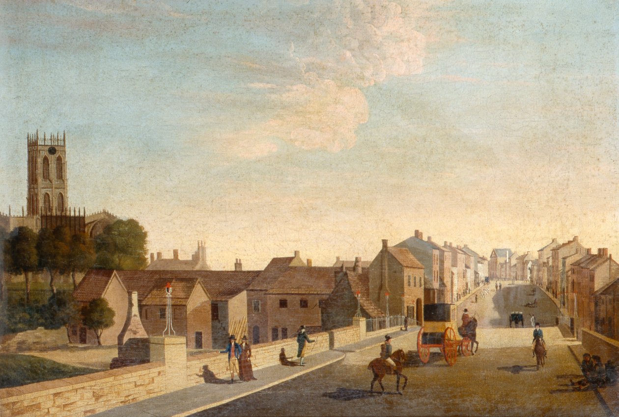 Landscape with Church by English School