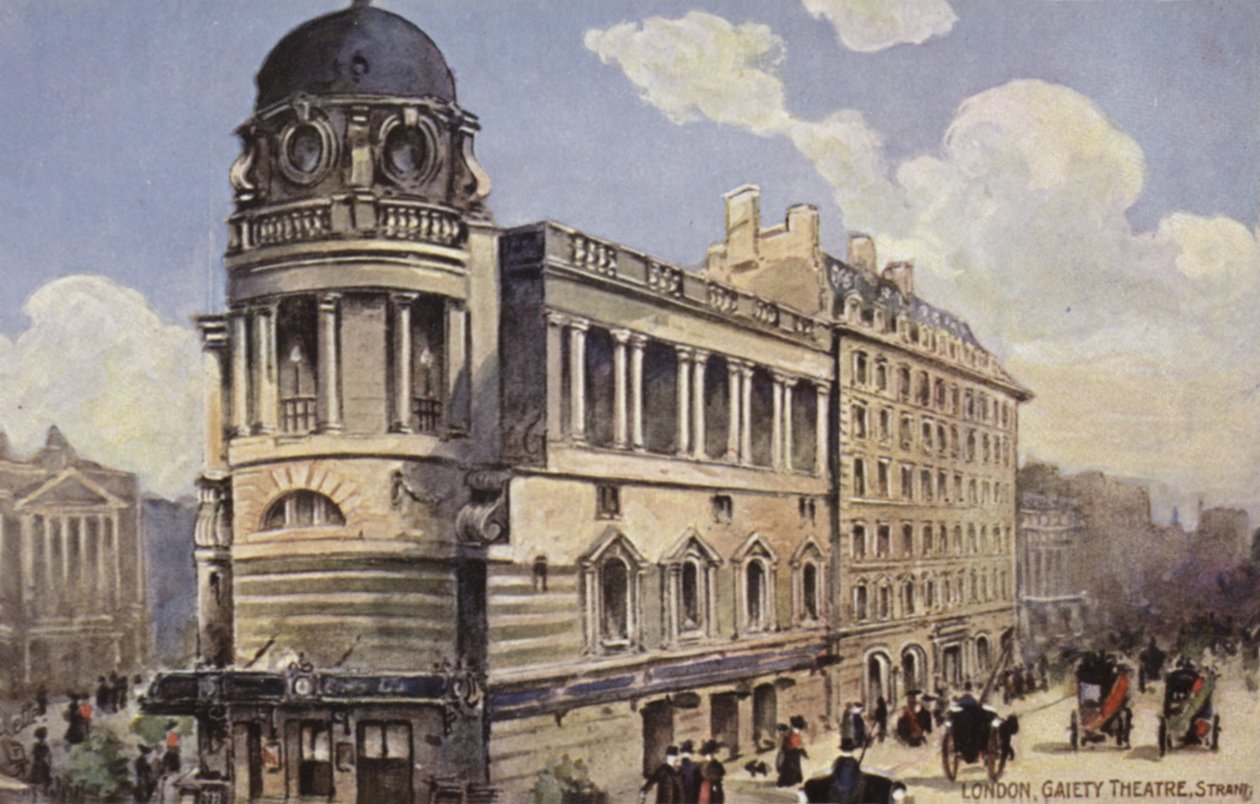 London Gaiety Theatre, Strand by English School