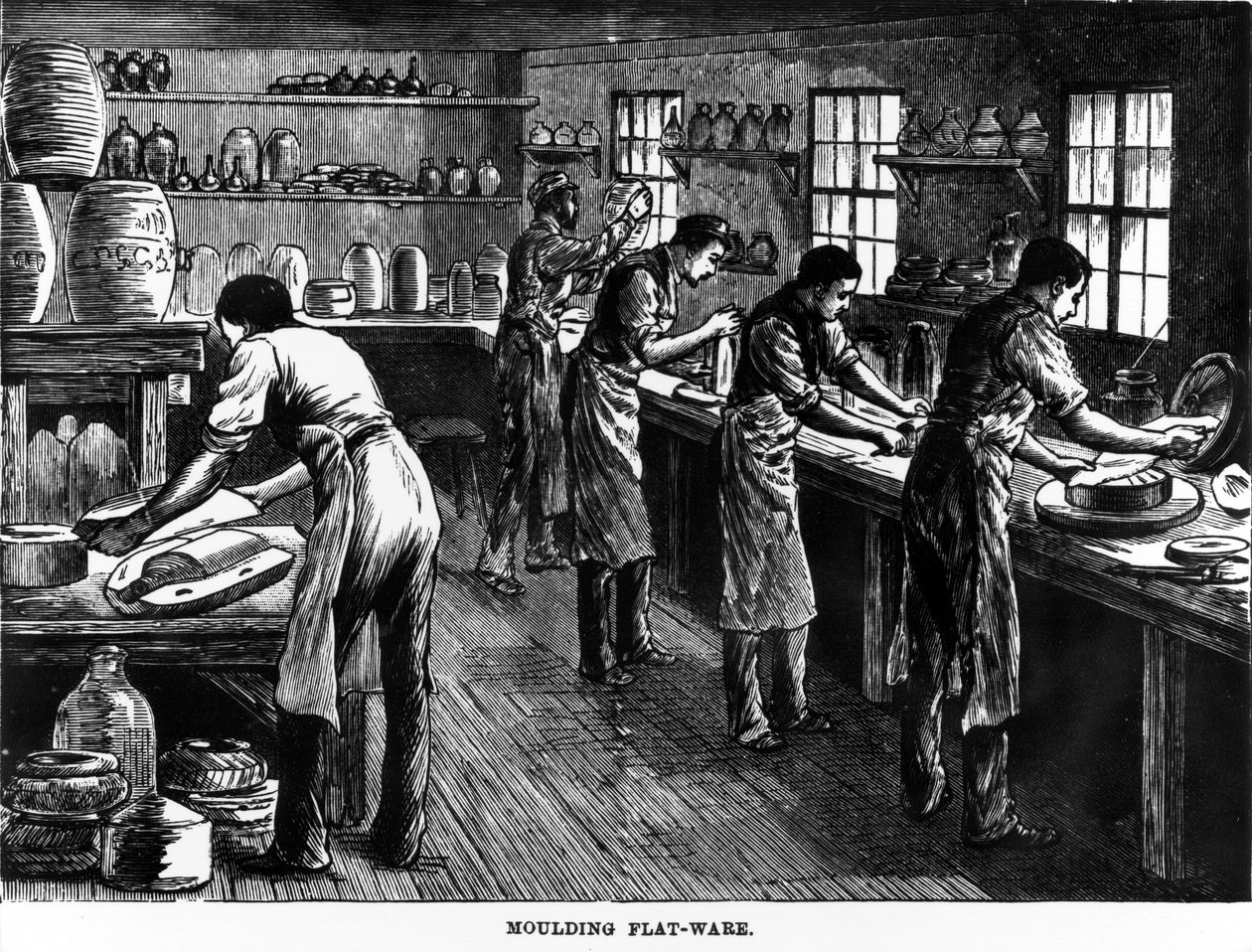 Moulding Flatware, 19th Century by English School