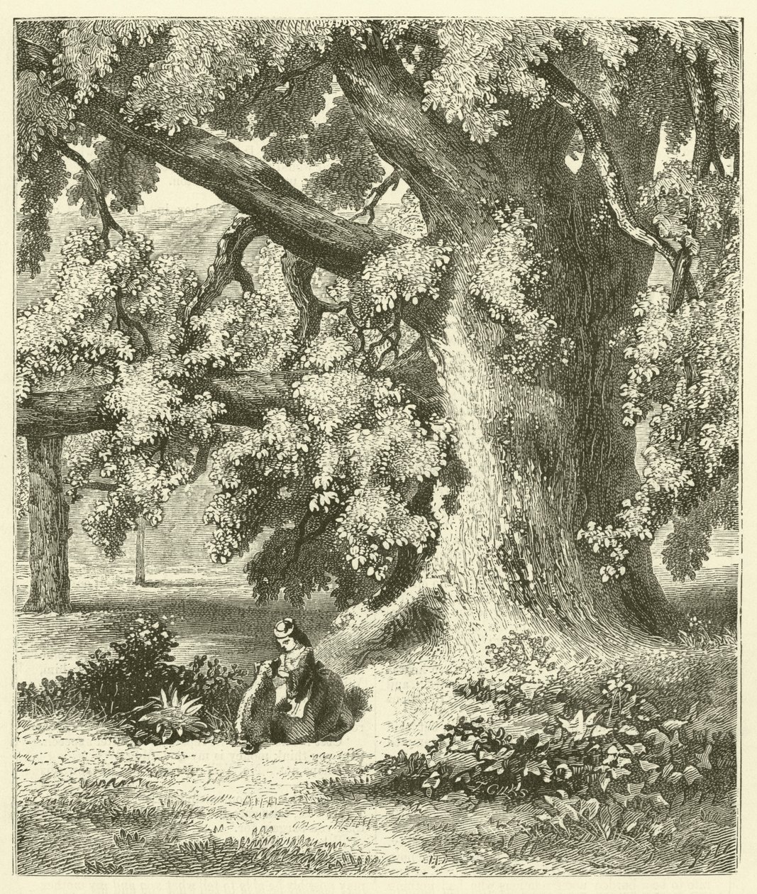 Old Walnut Tree at Mentmore by English School