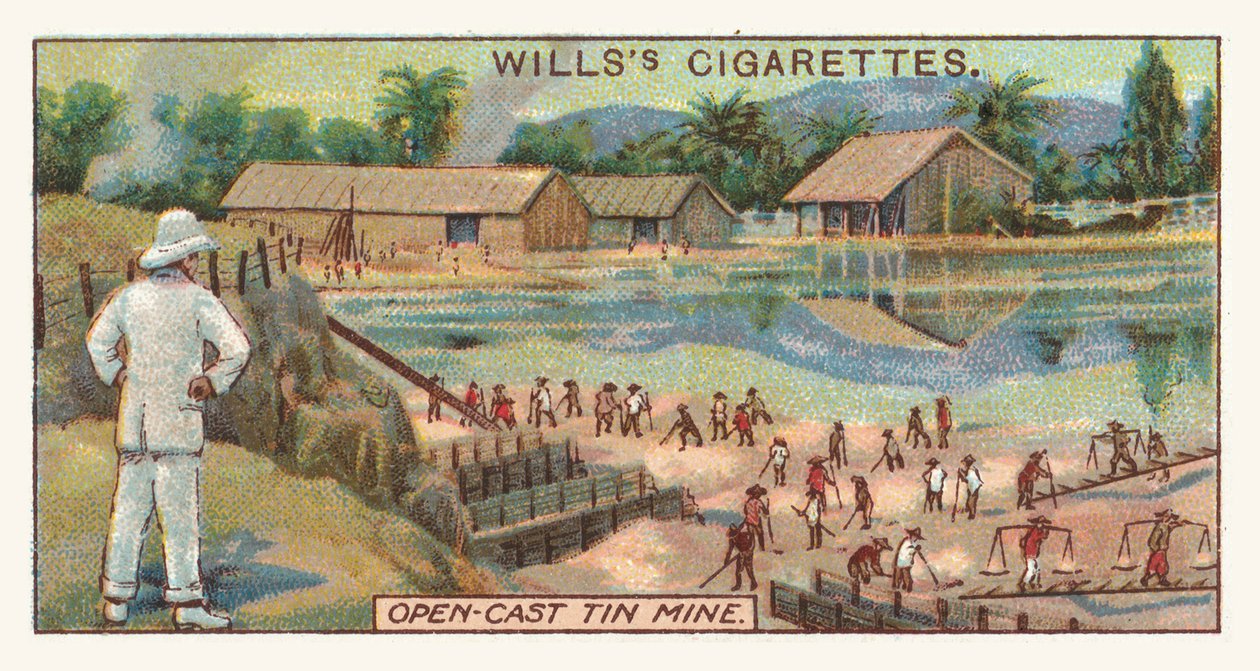 Open-Cast Tin Mine by English School
