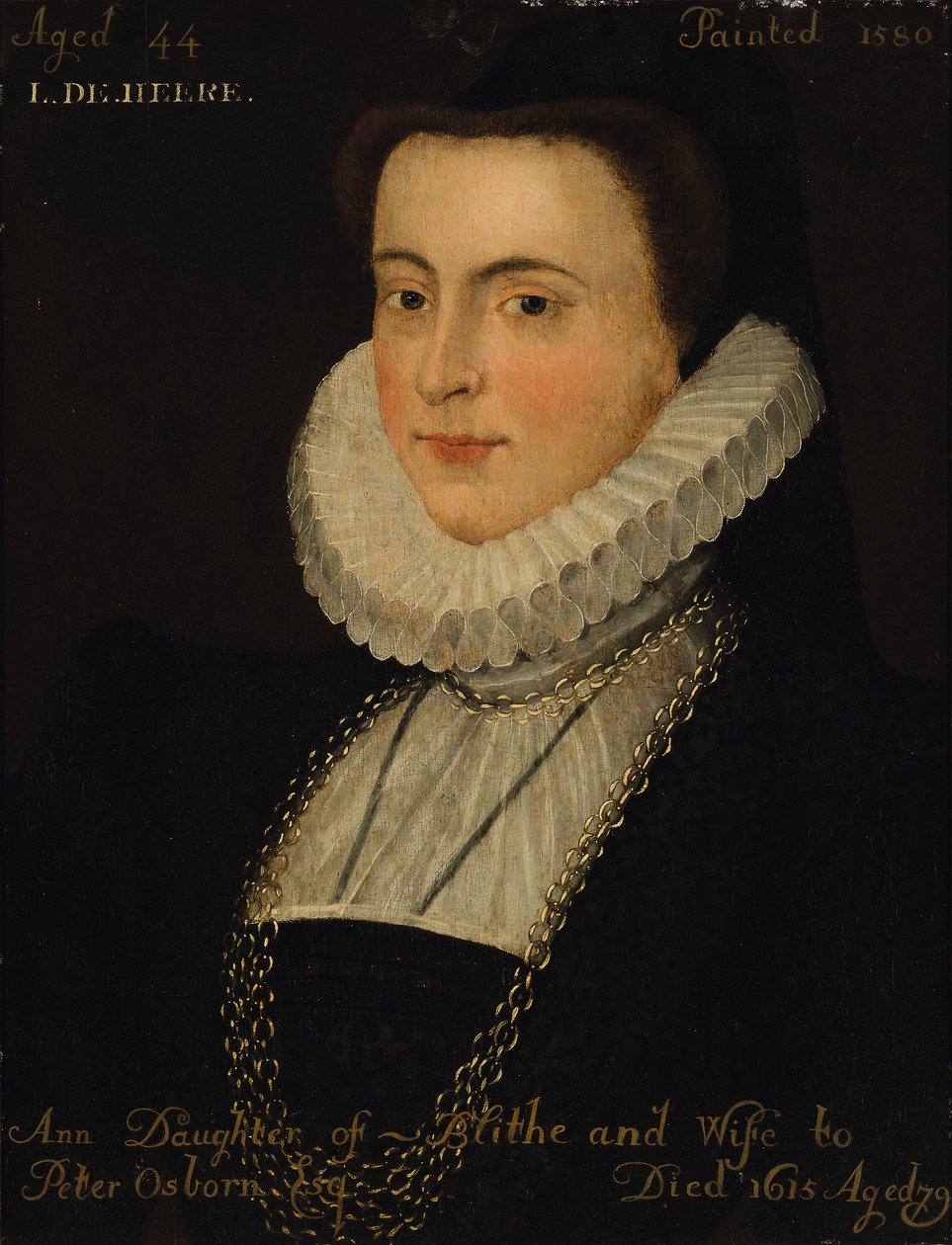Portrait of Anne Blythe by English School
