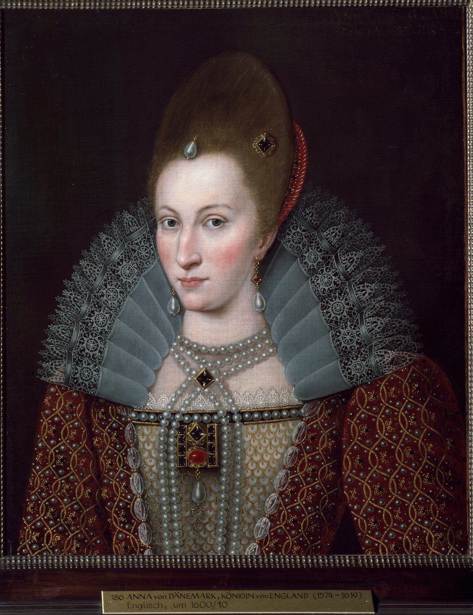 Portrait of Anne of Denmark by English School