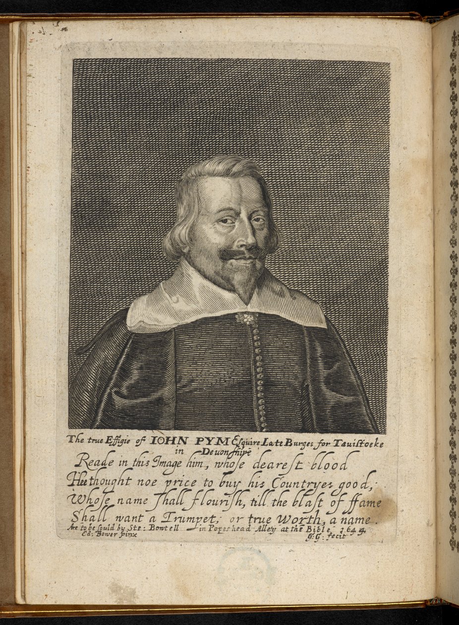 Portrait of John Pym, from 