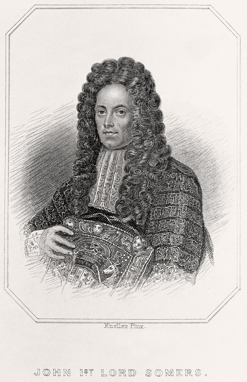 Portrait of John Somers by English School