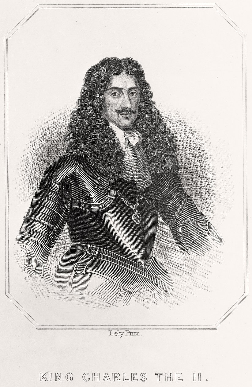 Portrait of King Charles II by English School