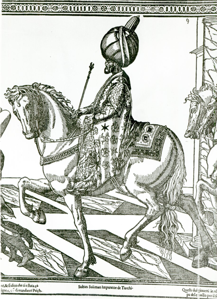 Portrait of Suleiman the Magnificent by English School