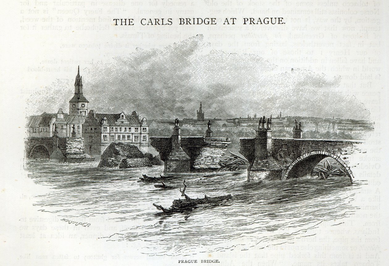 Prague Bridge by English School