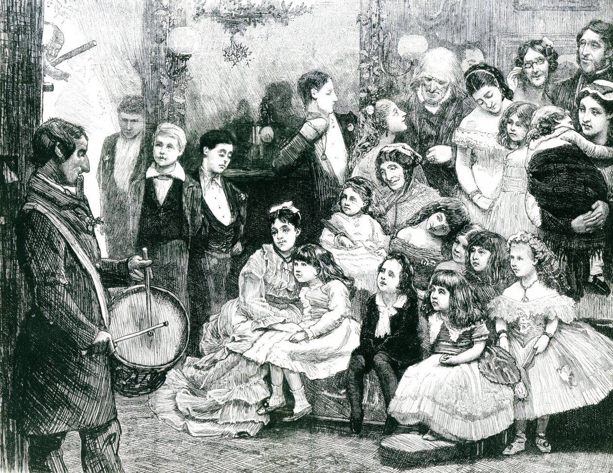 Punch in the Drawing Room by English School