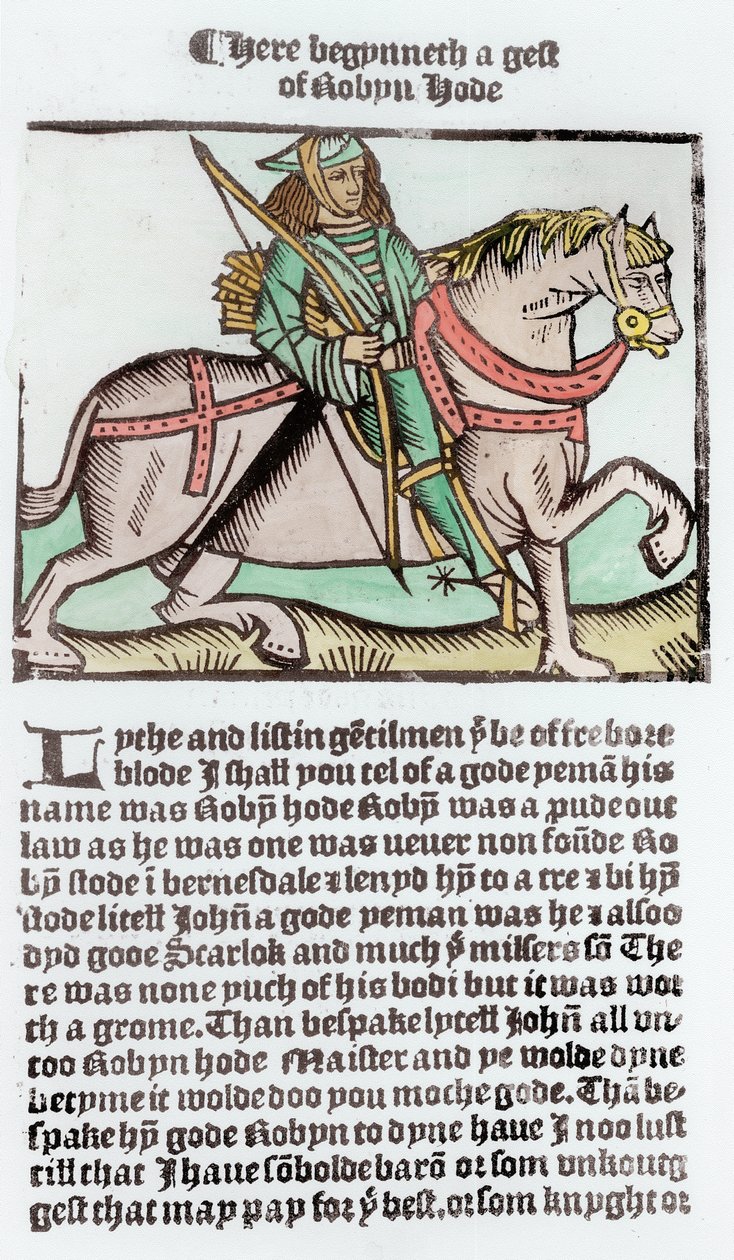 Robin Hood (later coloration) by English School