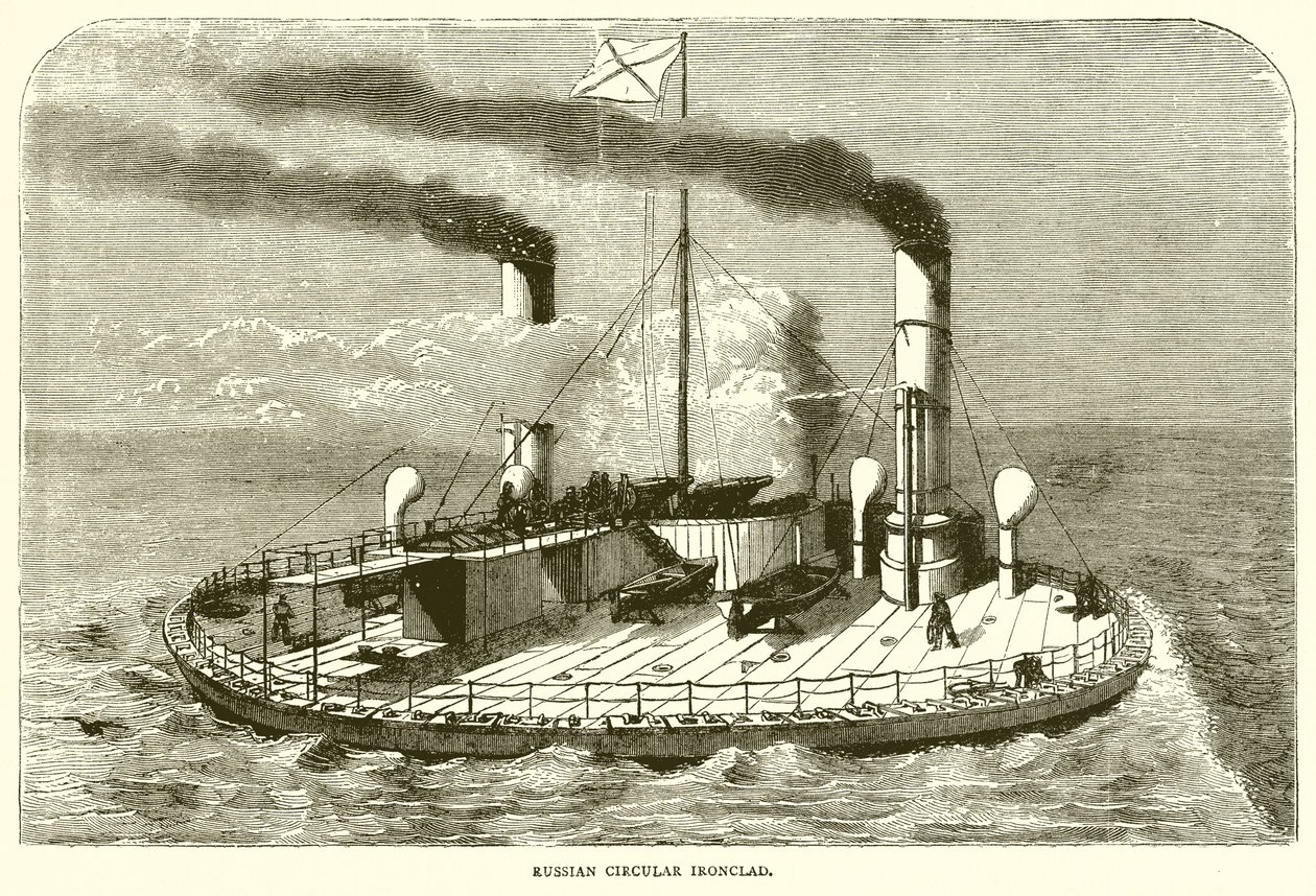 Russian Circular Ironclad by English School